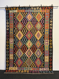 Handvävd Ull kelimmatta - 244 x 174 cm