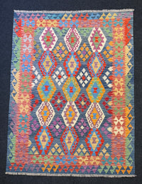 Handvävd Ull kelimmatta - 233 x 173 cm