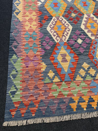 Handvävd Ull kelimmatta - 233 x 173 cm