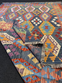 Handvävd Ull kelimmatta - 233 x 173 cm