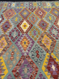 Handvävd Ull kelimmatta - 243 x 177 cm