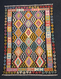 Handvävd Ull kelimmatta - 241 x 170 cm