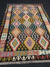 Handvävd Ull kelimmatta - 241 x 170 cm