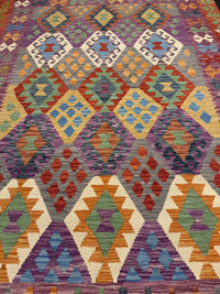 Handvävd Ull kelimmatta - 243 x 175 cm