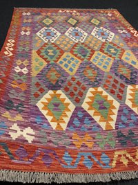 Handvävd Ull kelimmatta - 243 x 175 cm