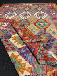 Handvävd Ull kelimmatta - 243 x 175 cm