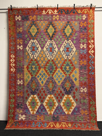 Handvävd Ull kelimmatta - 243 x 175 cm