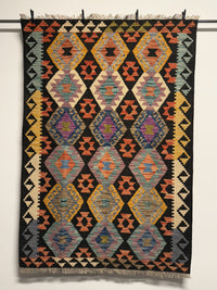 Handvävd Ull kelimmatta - 181 x 125 cm