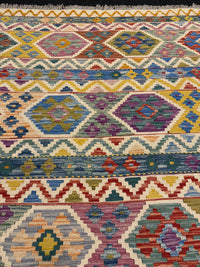 Handvävd Ull kelimmatta - 195 x 154 cm