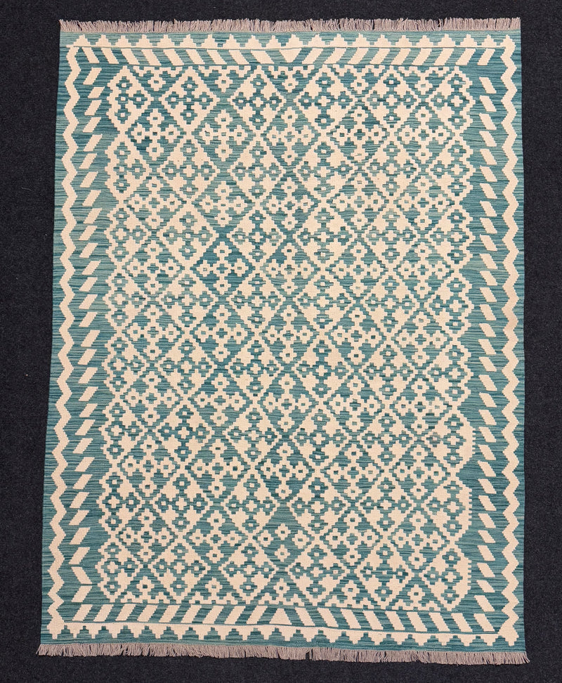 Handvävd Ull kelimmatta - 208 x 156 cm