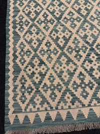 Handvävd Ull kelimmatta - 189 x 130 cm