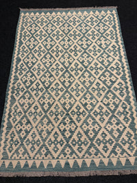 Handvävd Ull kelimmatta - 189 x 130 cm