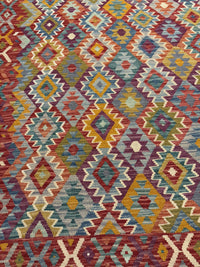 Handvävd Ull kelimmatta - 203 x 148 cm