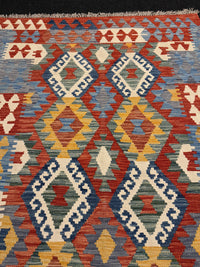 Handvävd Ull kelimmatta - 175 x 124 cm