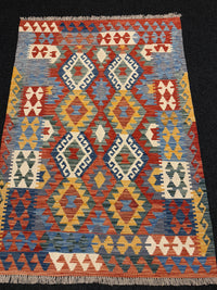 Handvävd Ull kelimmatta - 175 x 124 cm