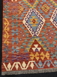 Handvävd Ull kelimmatta - 181 x 121 cm