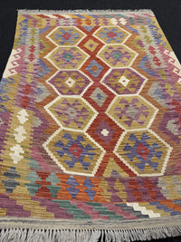 Handvävd Ull kelimmatta - 177 x 126 cm