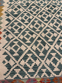 Handvävd Ull kelimmatta - 200 x 146 cm