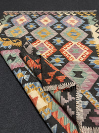 Handvävd Ull kelimmatta - 175 x 128 cm