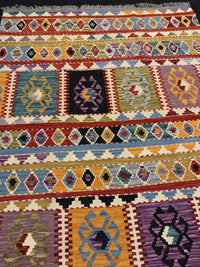 Handvävd Ull kelimmatta - 168 x 125 cm