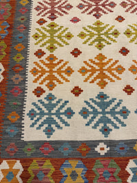 Handvävd Ull kelimmatta - 200 x 147 cm