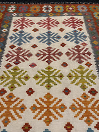 Handvävd Ull kelimmatta - 200 x 147 cm