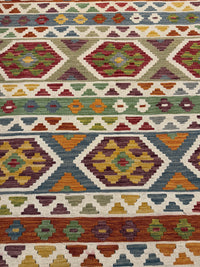 Handvävd Ull kelimmatta - 186 x 127 cm