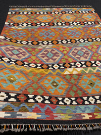 Handvävd Ull kelimmatta - 191 x 157 cm