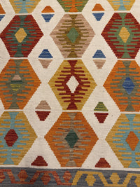 Handvävd Ull kelimmatta - 190 x 125 cm