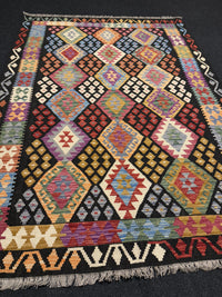 Handvävd Ull kelimmatta - 234 x 172 cm