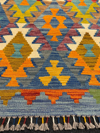 Handvävd Ull kelimmatta - 127 x 78 cm