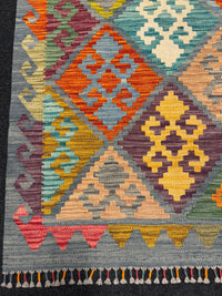 Handvävd Ull kelimmatta - 125 x 82 cm