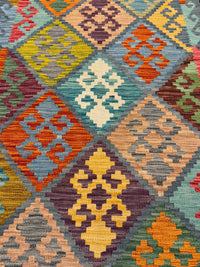 Handvävd Ull kelimmatta - 125 x 82 cm