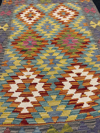 Handvävd Ull kelimmatta - 118 x 86 cm