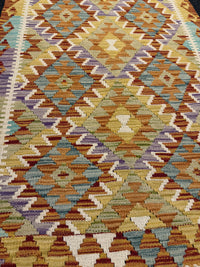 Handvävd Ull kelimmatta - 129 x 79 cm