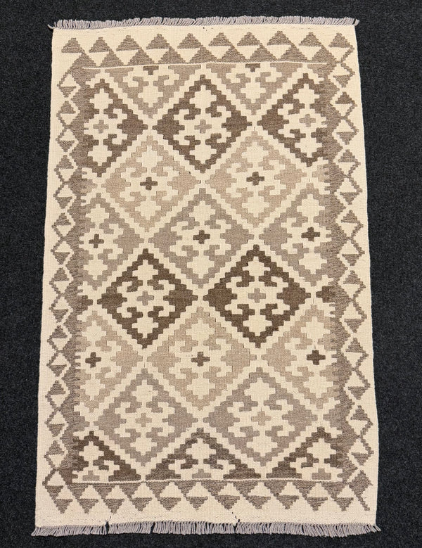 Handvävd Ull kelimmatta - 125 x 78 cm