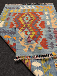 Handvävd Ull kelimmatta - 123 x 85 cm
