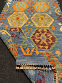 Handvävd Ull kelimmatta - 136 x 84 cm