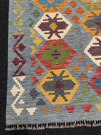 Handvävd Ull kelimmatta - 152 x 103 cm