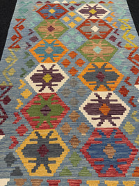 Handvävd Ull kelimmatta - 152 x 103 cm