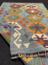 Handvävd Ull kelimmatta - 152 x 103 cm