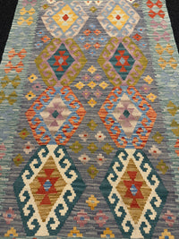 Handvävd Ull kelimmatta - 155 x 100 cm