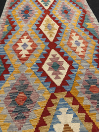 Handvävd Ull kelimmatta - 150 x 100 cm