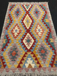 Handvävd Ull kelimmatta - 150 x 100 cm