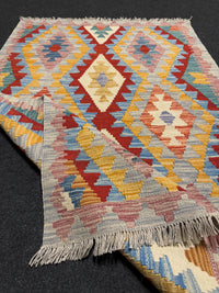 Handvävd Ull kelimmatta - 150 x 100 cm