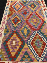 Handvävd Ull kelimmatta - 152 x 98 cm