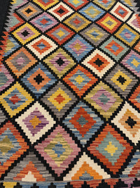 Handvävd Ull kelimmatta - 148 x 100 cm