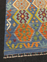 Handvävd Ull kelimmatta - 128 x 81 cm