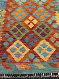 Handvävd Ull kelimmatta - 124 x 79 cm