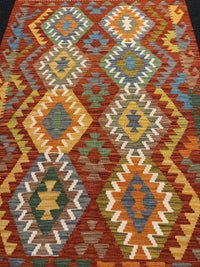 Handvävd Ull kelimmatta - 145 x 102 cm